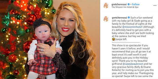 Image of Caption: Gretchen Rossi with her daughter Skylar Gray