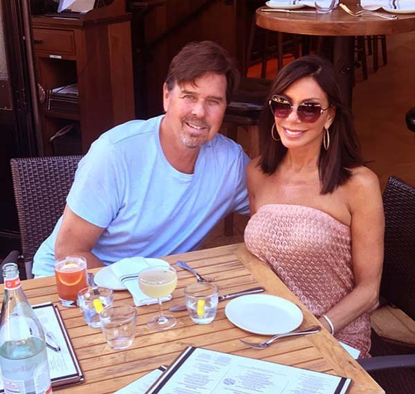 Image of Caption: Danielle Staub with her husband Marty Caffery